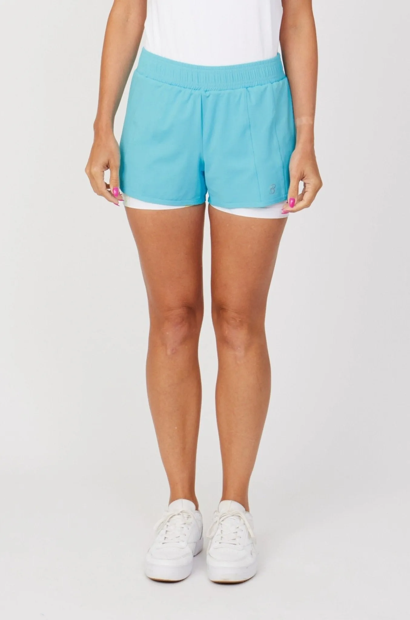 Women Tennis Shorts - Magic Lights