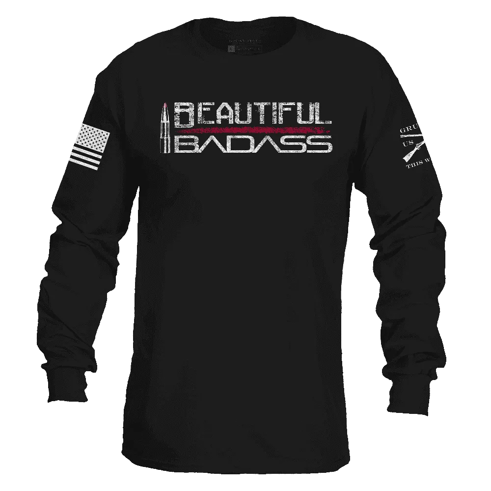 Women's Beautiful Badass Long Sleeve - Black