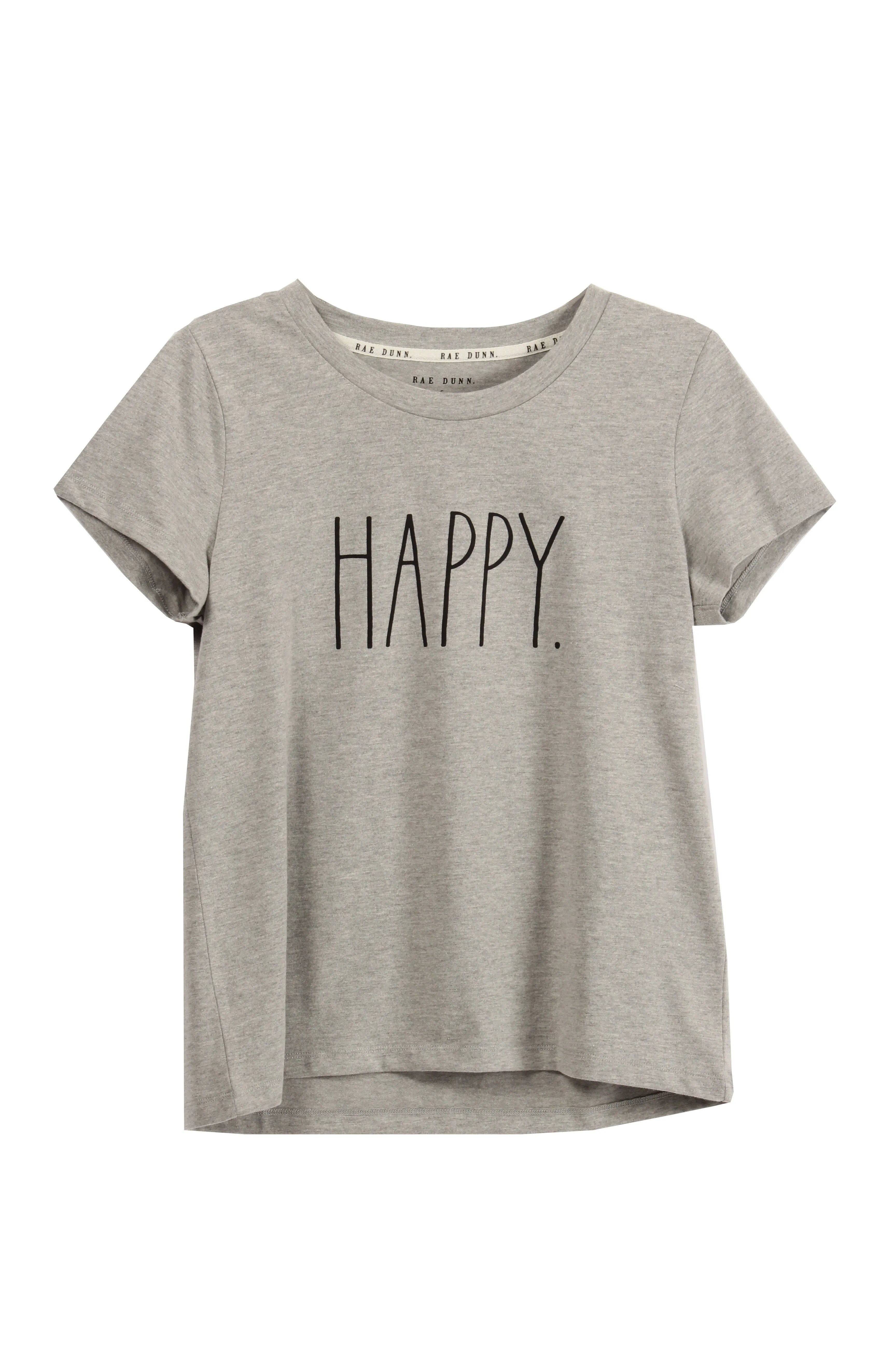 Women's "HAPPY" Short Sleeve Icon T-Shirt