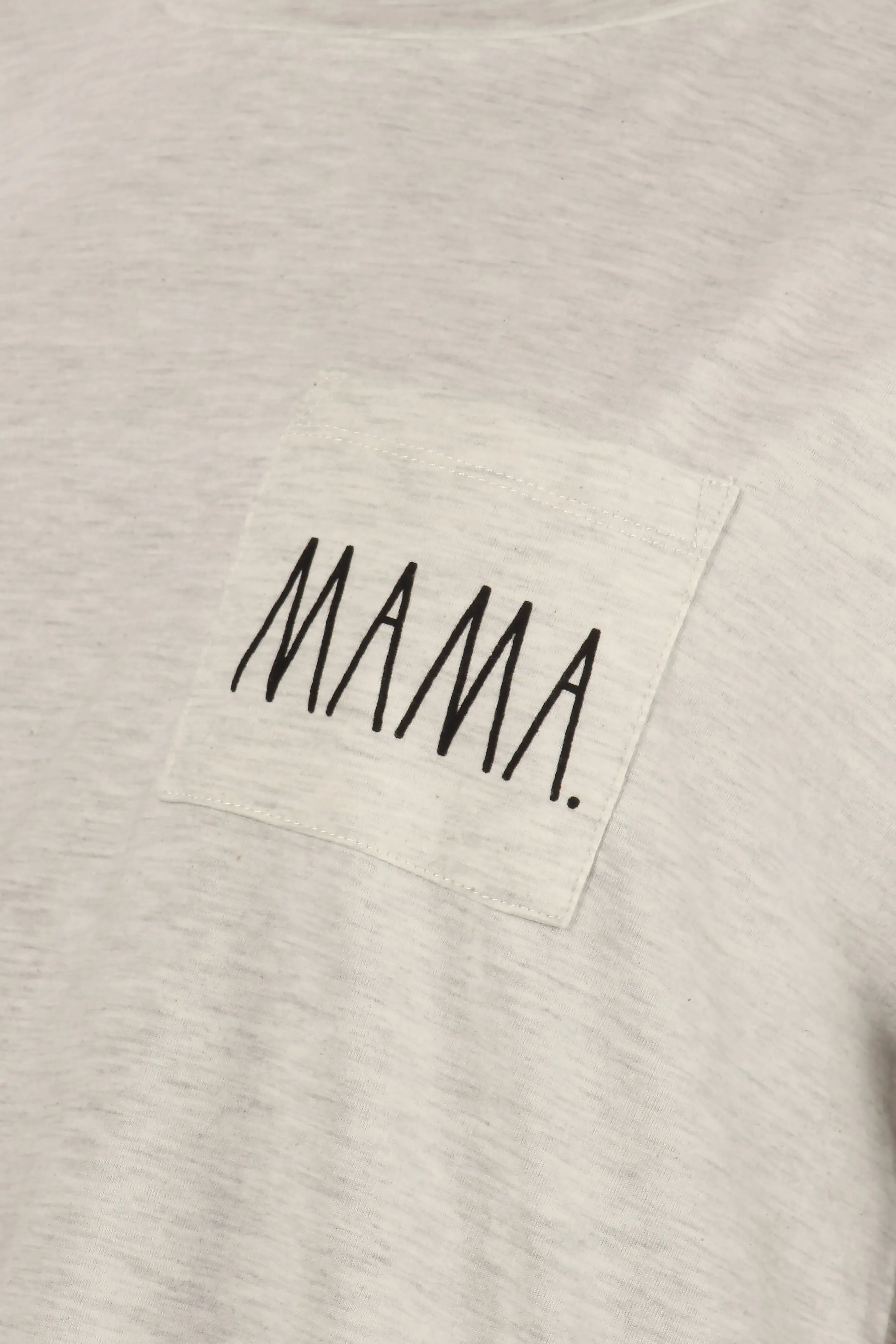 Women's "MAMA" Short Sleeve Boxy T-Shirt with Pocket